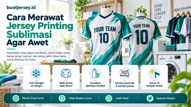 Cara Merawat Jersey Printing Sublimasi Agar Awet dan Tetap Nyaman