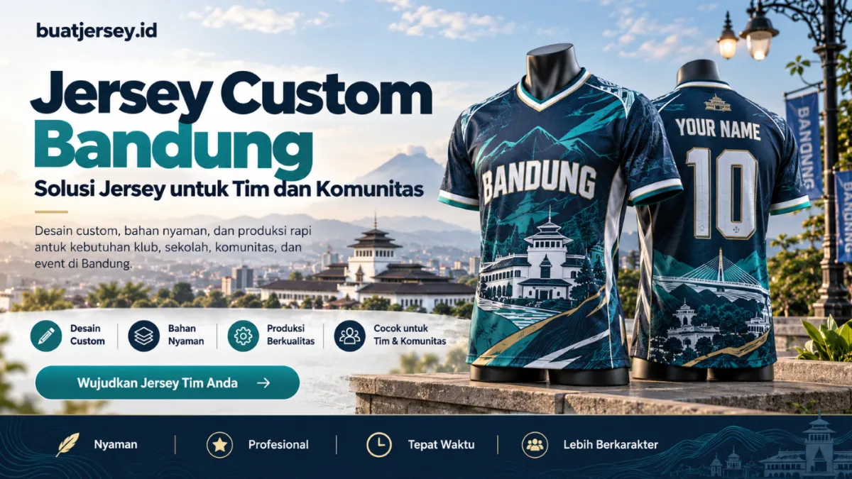 Jersey Custom Bandung: Solusi Jersey untuk Tim dan Komunitas
