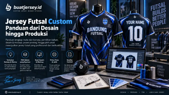 Jersey Futsal Custom: Panduan dari Desain hingga Produksi