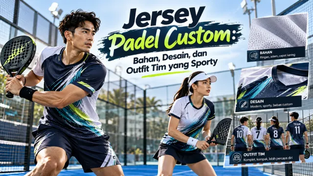 Jersey Padel Custom: Bahan, Desain, dan Outfit Tim yang Sporty