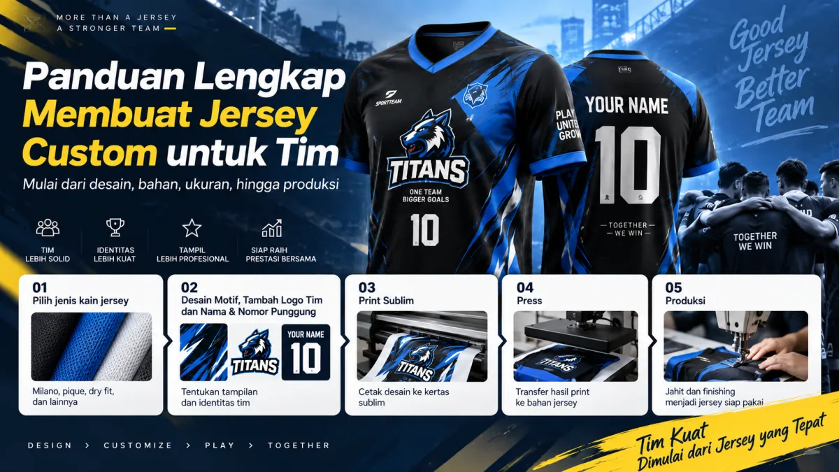 Panduan Lengkap Membuat Jersey Custom untuk Tim