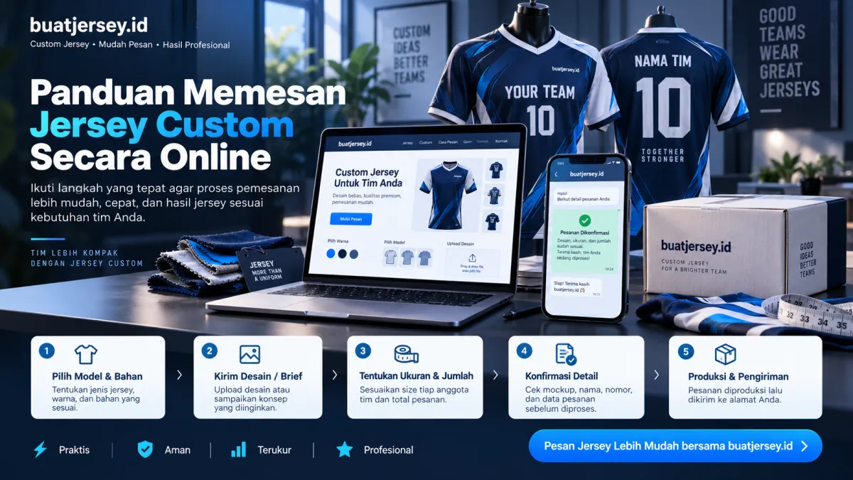Panduan Memesan Jersey Custom Secara Online