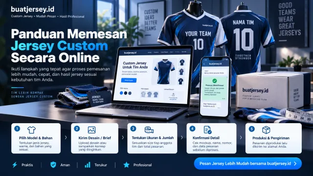 Panduan Memesan Jersey Custom Secara Online