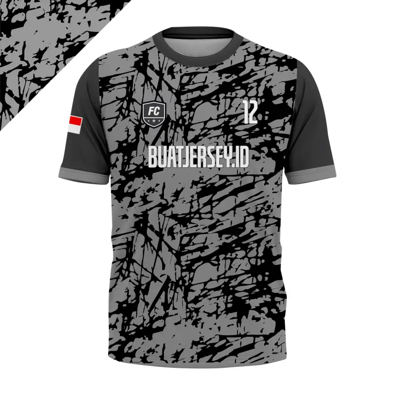 Jersey Custom Premium - Abstract Grey Marble Edition