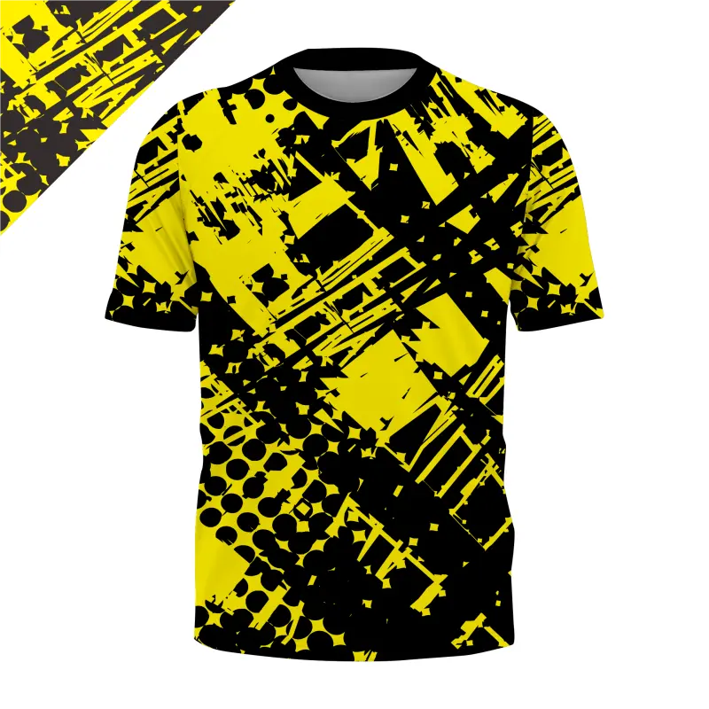 Jersey Futsal / Voli / Badminton Motif Abstrak Keren – Baju Olahraga Full Print